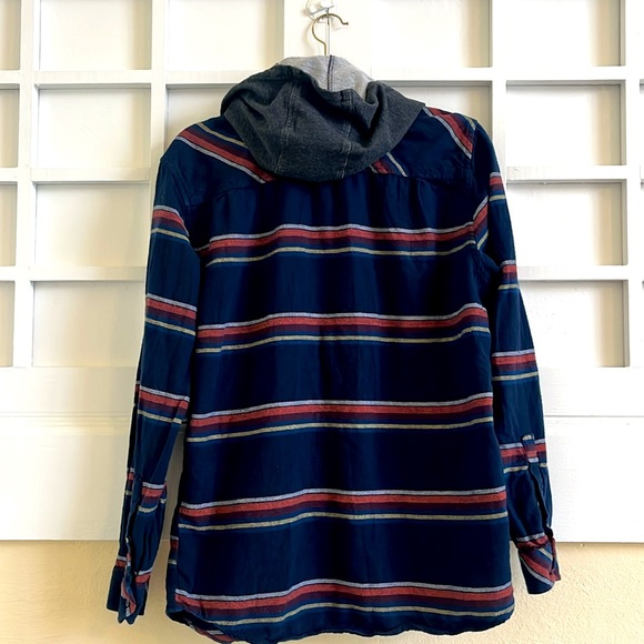 Hurley stripped hooded button down - Picture 3 of 3